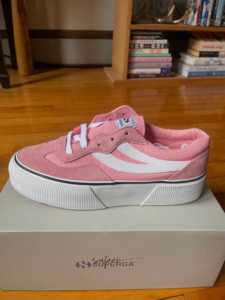 Superga Women's Pink & White Sneakers — image 2 of 6